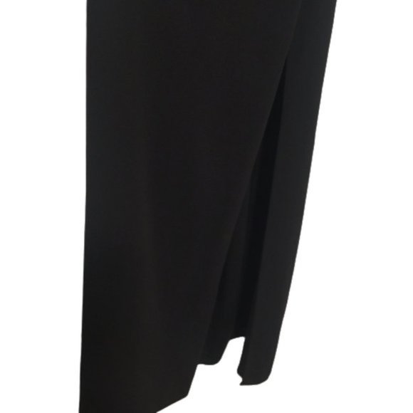 Bebe BLACK HALTER NECK DRAPED - Picture 5 of 10